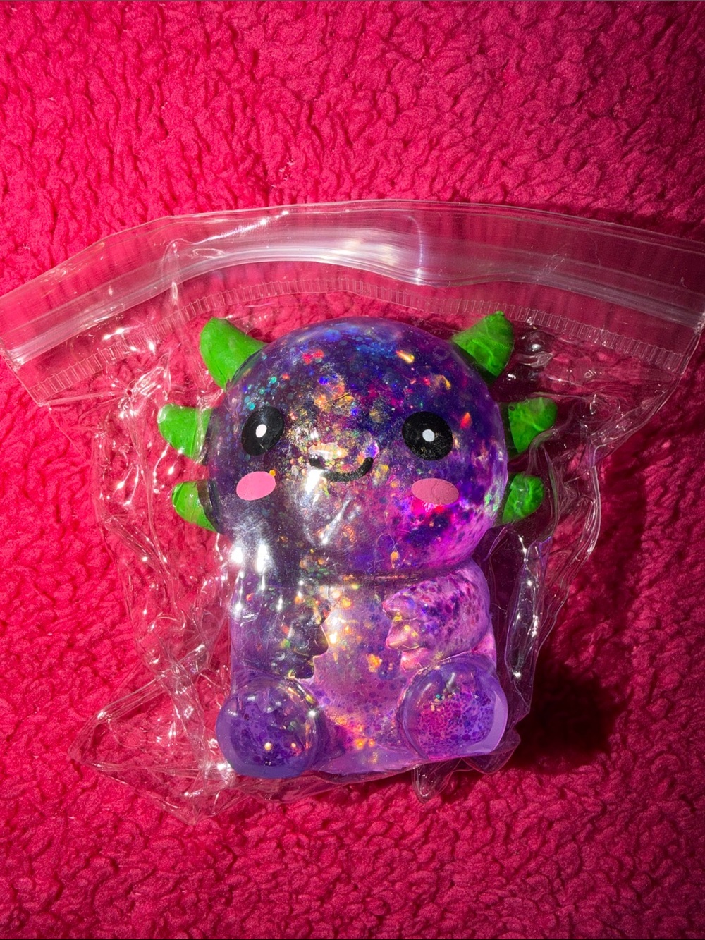 Purple Axolotl Squishy